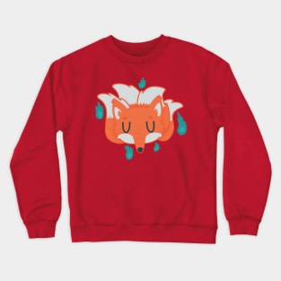 Fiery Fox Spirit Sprite Crewneck Sweatshirt